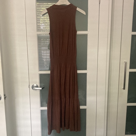 NWOT NATION LTD brown maxi dress size XS - Picture 7 of 11